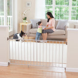 NEW Safety 1st Wide and Sturdy Sliding Metal Gate - White, Retails $80