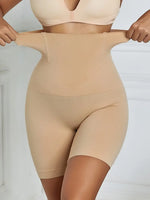 NEW Sleek High-Waist Boyshort Shaper: Tummy Control, Butt Lift, Seamless Design for Everyday Comfort & Confidence, Light Beige, Sz XS/S - Retails $98