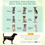 NEW Retails $90, PawHut Elevated Dog Bed with Canopy, Portable Raised Dog Cot for M Sized Dogs, Indoor & Outdoor, 30" x 24" x 29", Coffee