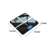 NEW Retails $60, Blaxill Digital Bathroom Scale | Highly Accurate Body Weight Scale with Large LED Display | 400 lb Capacity | Round Corner Design | Fiberglass Platform | Black