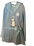 NEW Retails $126, Harry Potter Slytherin Detachable Cape Sailor Collar Pleated Skirt Mini Dress Harry Potter and KYOUKO Collaboration, Sz M
