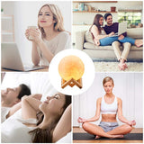 NEW Humidifier - Aromatherapy Diffuser, LED Desk Moon Lamp with Cool Mist Humidifier Function, Adjustable Brightness and Mist Mode