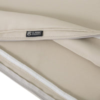 NEW Classic Accessories Montlake Chaise Cushion Foam & Slip Cover, Antique Beige, 72x21x3 Thick, Retails $339