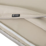 NEW Classic Accessories Montlake Chaise Cushion Foam & Slip Cover, Antique Beige, 72x21x3 Thick, Retails $339