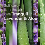NEW Glade PlugIns Air Freshener Kit, Scented and Essential Oils for Bathroom and Home Fragrance, Tranquil Lavender and Aloe, 2 Warmers and 6 Fragrance Oil Refills