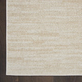 NEW Retails $90, Nourison Essentials Indoor/Outdoor Ivory Beige 4' x 6' Area Rug, Easy Cleaning, Non Shedding, Bed Room, Living Room, Dining Room, Backyard, Deck, Patio (4x6)