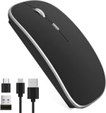 NEW ABL-MOUSE Wireless Mouse, 2.4Ghz Silent Computer Office Portable Slim Optical Mouse with USB Receiver Adjustable DPI for Laptop, Computer, MacBook, Notebook, PC