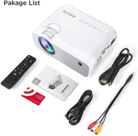 New ABOX WiFi Mini Portable TV Projector Wireless LCD