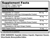 NEW Sealed, Amazing Formulas Ashwagandha with Turmeric, Ginger, Rhodiola & Black Pepper | 5200 Mg | 120 Veggie Capsules, Exp: 04/2027