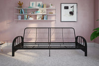 New in box! BLACK DHP AIDEN METAL FUTON FRAME 76.5"W Retails $170+ NO MATTRESS