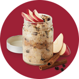 NEW YUMi ORGANICS Apple Cinnamon Overnight Oats, 5 Packets, BB: 05/27