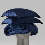 Retails $199, HUSH Iced Cooling Bamboo Duvet Cover Set, Navy, Twin Size, NEW in Package!