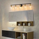NEW Retails $220, Wayfair Aanay Dimmable Bathroom Vanity Light, Black/Gold