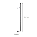 NEW Retails $130 Aigan 0.6'' Metal Wall Mounted Clothes Rack