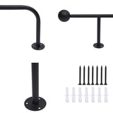 NEW Retails $130 Aigan 0.6'' Metal Wall Mounted Clothes Rack