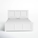 NEW Retails $690, Wayfair Amear Solid Wood Foundation Bed, Headboard and Footboard ONLY, Full/Double