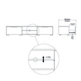 NEW IN BOX Zipcode Design Ansel TV Stand for TVs up to 78", Matte Black, Retails $255+