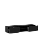 NEW IN BOX Zipcode Design Ansel TV Stand for TVs up to 78", Matte Black, Retails $255+