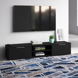 NEW IN BOX Zipcode Design Ansel TV Stand for TVs up to 78", Matte Black, Retails $255+