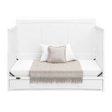 New in Box! Graco Asheville 4-in-1 Convertible Crib with Storage, Manufacture Date 07/22, Retails $449+ NOTE: Couple minor scuffs from packaging mostly on back board