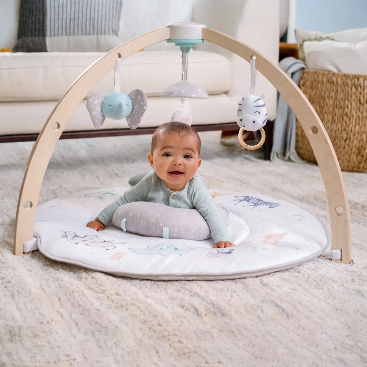 Retails $143+ aden + anais Play+Discover Activity Gym, MISSING 1 HANGING MIRROR & 1 HOOK, No Box