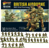 NEW SEALED Wargames Delivered Bolt Action Miniatures - British Airborne Troop Set, World War 2 Miniatures, 28mm Scale Plastic Army Men for Miniature War Game by Warlord Games Retails $95+