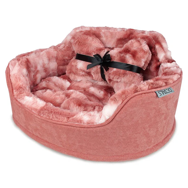 Tucker Murphy Pet™ Pet Bed Fluffy Plush Faux Fur Cat Dog Bed