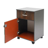 NEW Retails $109+, Fully Assembled Banh 15.7'' Wide 1 -Drawer Mobile File Cabinet, Wood Grain Finish - All Sides, small pin sized mark on top