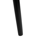 NEW Assembled, Retails $740, Wayfair Birdia Solid Wood Counter Stool, Black, Set of 2, 24" seat height