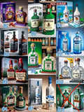 Alcohol Bottle Building Blocks, No. 2376/12, Tax Included