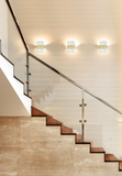 New in box! Stunning Pewter & Glass CWI Lighting Carolina 1090W5-1-269 Pewter 10W LED Wall Sconce Retails $190+