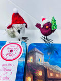 Christmas Lot, Cookie tins with sugar cookies, gnomes, birds 10 Piece