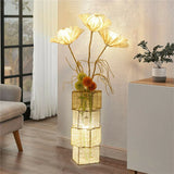 NEW Retails $215 Conaway 51.18'' Rattan Tree Floor Lamp with Outlet