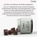 NEW Cured® 3-In-1 Wellness Gummies, boost testosterone, sexual health, energy & more! 30-day Supply, Retails $70