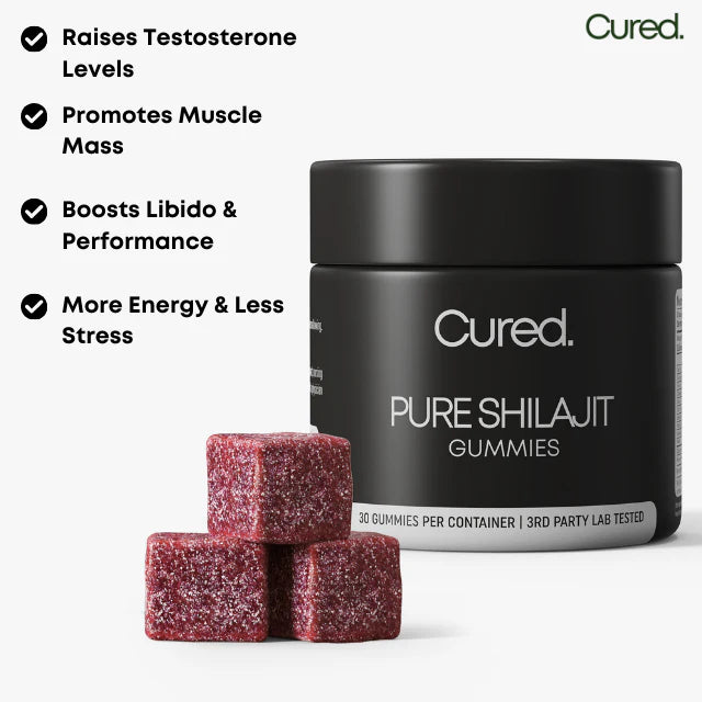 NEW Retails $50 CURED® PURE SHILAJIT GUMMIES BB 06/26