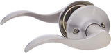 New in box! SET OF 4 AMAZON BASICS CLOSET DOOR LEVERS WAVE SATIN NICKEL FINISH! RETAILS $160+
