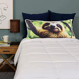 NEW Life Comfort Sherpa Body Pillow, Sloth, 16 X 36 inch