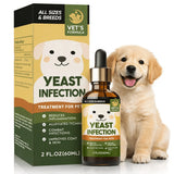 NEW Yeast Infection Treatment For Dogs, Yeast Infection Drops For Dogs, 2 oz