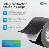 NEW EdenProducts Black Anti Slip Tape 33 FT