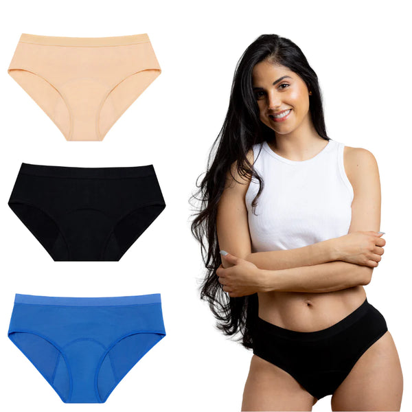New women's 3 pack Mentrual Panties by Ellza Sz S! Retails $70+