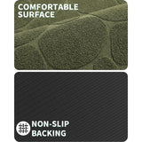 NEW Retails $60, Wayfair Emslie Non Slip Rubber Bath Rug, Green 24 x 36 Inch