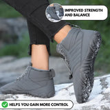 NEW Orthohikes® Outdoor Pro - Slip Resistant, Waterproof Barefoot Shoe (Unisex) - Size 7 Mens/8.5 Womens, GREY - Retails $158+