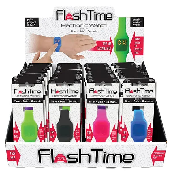 New Flash Time Mini Kids Watch! GREEN – The Warehouse Liquidation