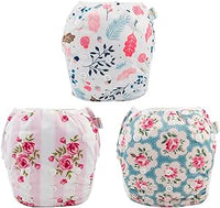 New 3 PACK Babygoal Baby Reusable Swim Diapers,Washable and Adjustable Snaps Grow with your child for Babies 0-3 Years, Great for Swim Lessons, Pool or Beach! Floral! Retails $22