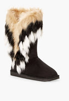 NEW Winter's Coming Furry Fuzzie, Sz 8, Black! Retails $62