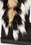 NEW Winter's Coming Furry Fuzzie, Sz 8, Black! Retails $62