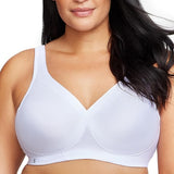 Brand new Glamorise Women's MagicLift Active Support Bra, White, Sz 46C! Retails $60+