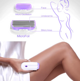NEW Finishing Touch Professional Painless Hair Removal Kit for Women Mini USB Rechargeable Epilator Body Face Leg Bikini Handheld Shaver