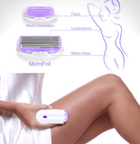 NEW Finishing Touch Professional Painless Hair Removal Kit for Women Mini USB Rechargeable Epilator Body Face Leg Bikini Handheld Shaver