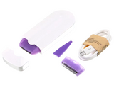 NEW Finishing Touch Professional Painless Hair Removal Kit for Women Mini USB Rechargeable Epilator Body Face Leg Bikini Handheld Shaver